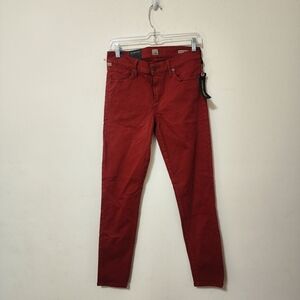 Citizens Of Humanity Women's Red Skinny Jeans